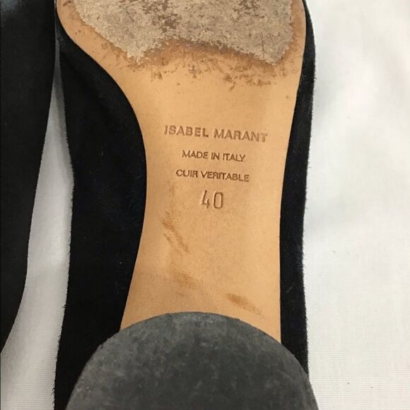 Isabel Murant Mesha Mule Heel Black Slip On Shoe Size 40 - Picture 8 of 10